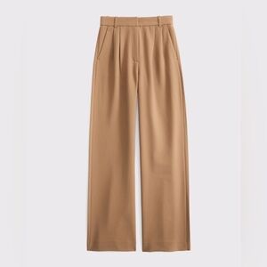 Abercrombie Curve Love Sloane Tailored Wide Leg Pant